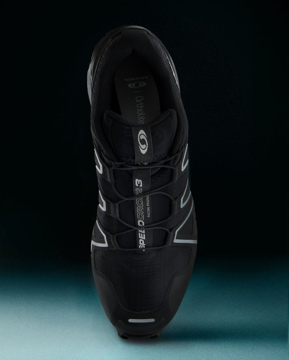 Salomon Speedcross 3 Negro Y Plateado Hombre