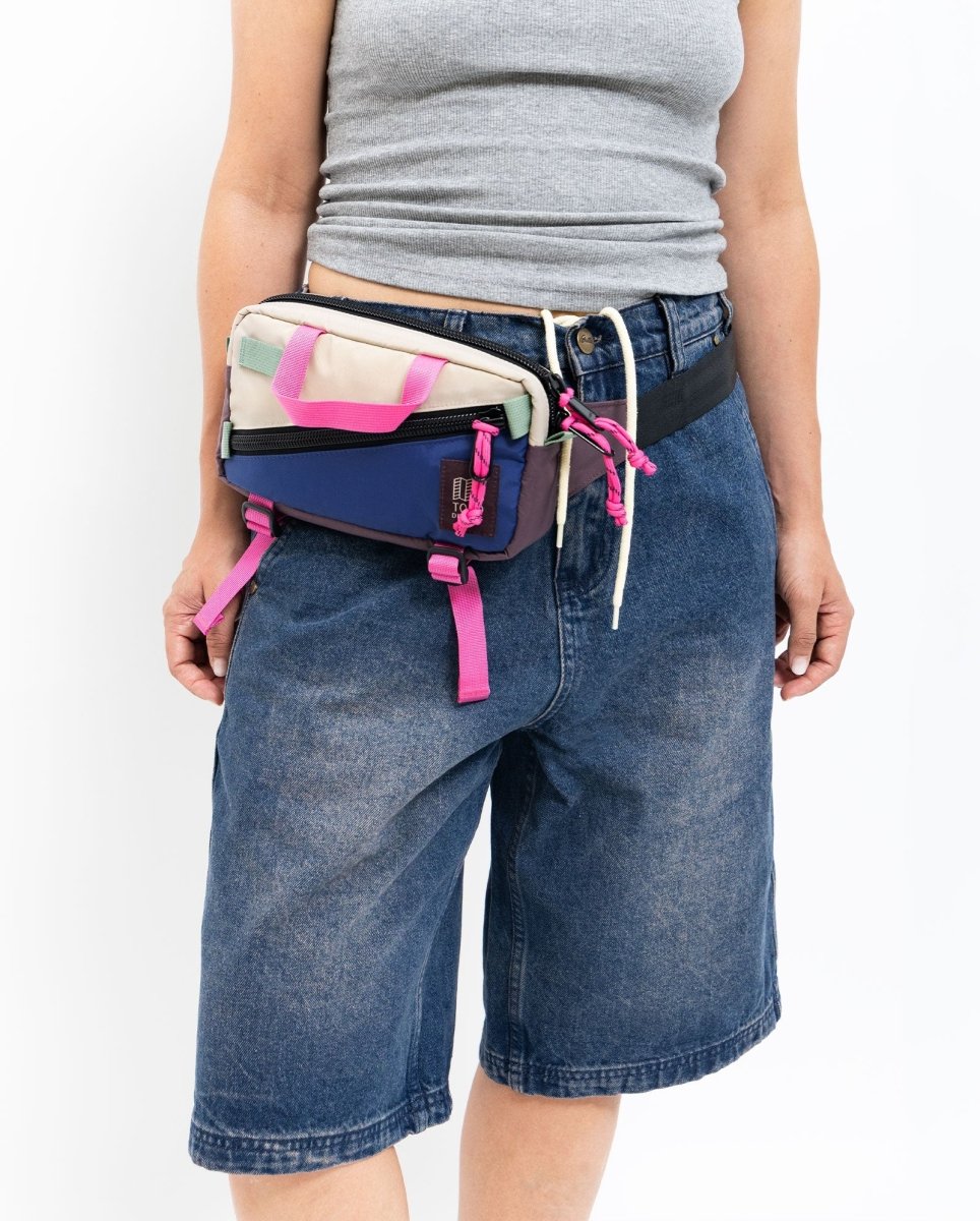 Bolso Topo Designs Mini Quick Pack Beige Y Morado Unisex