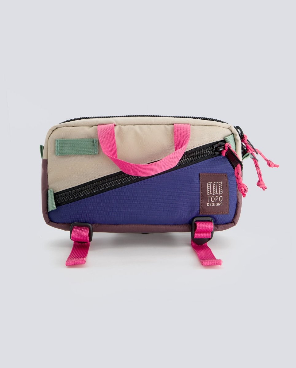 Bolso Topo Designs Mini Quick Pack Beige Y Morado Unisex