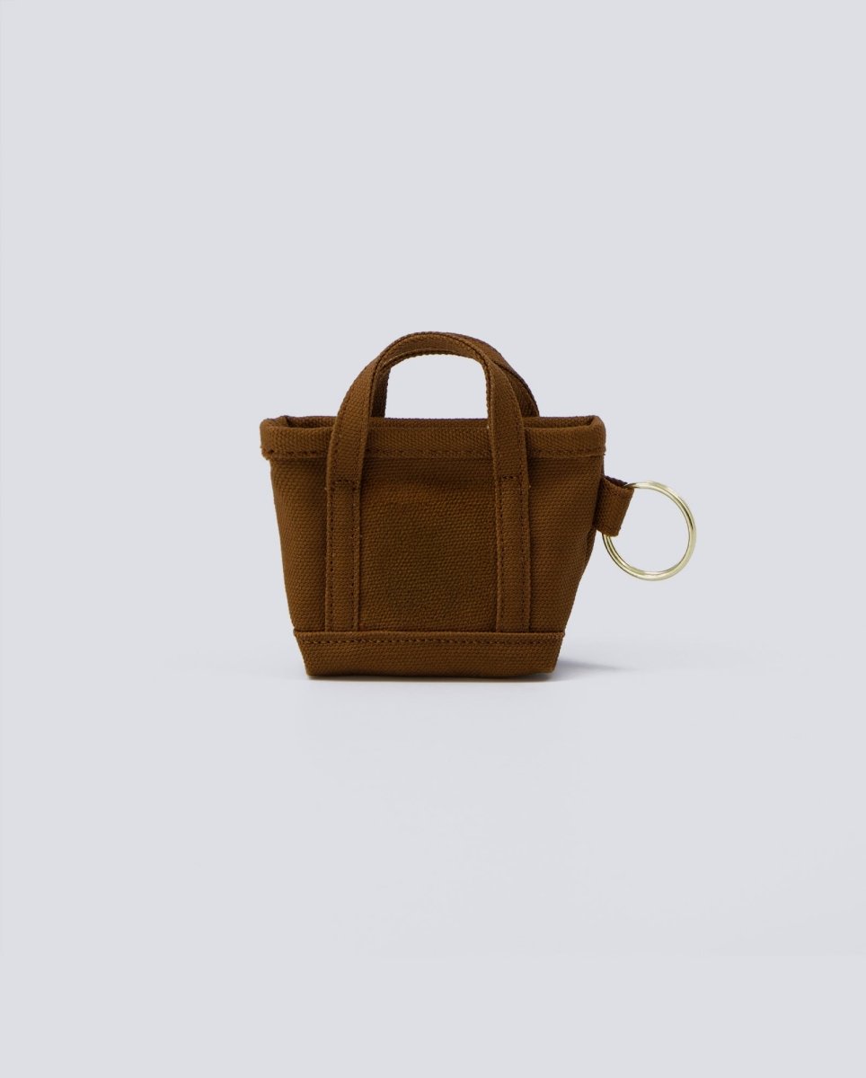 Llavero Carhartt WIP Mini Tote Bag Keychain Hamilton Marrón Unisex