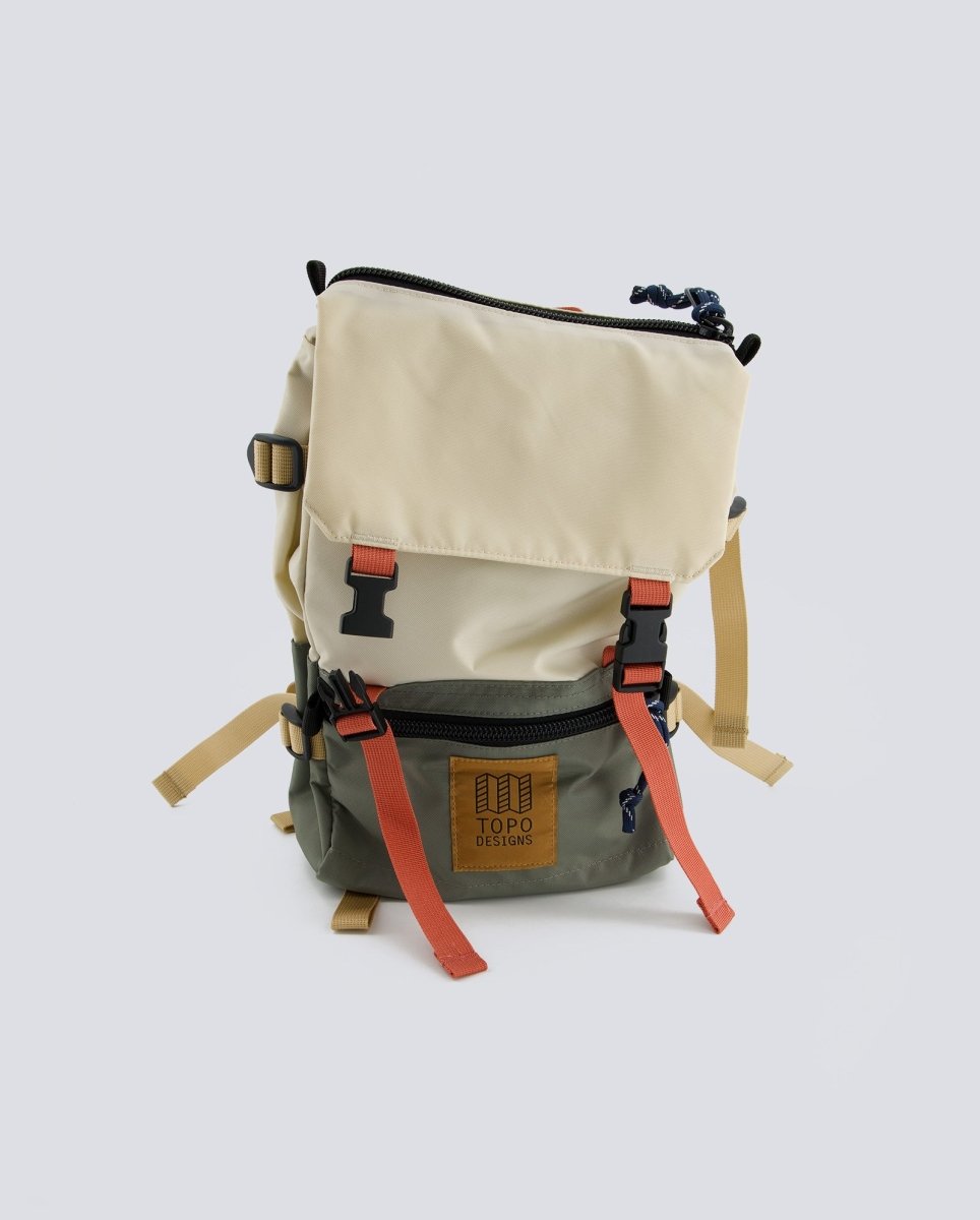 Mochila Topo Designs Rover Pack Mini Beige Y Verde Unisex