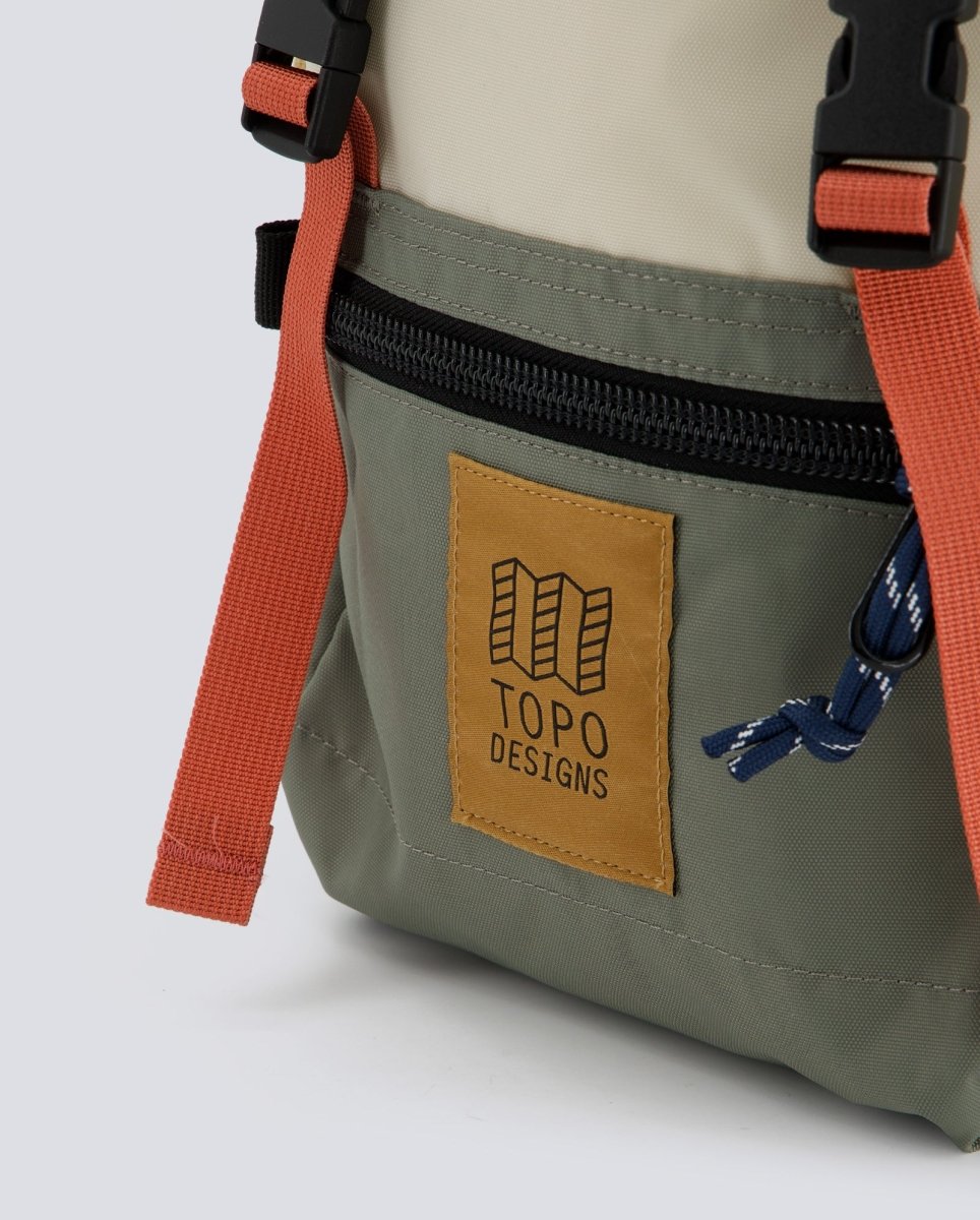 Mochila Topo Designs Rover Pack Mini Beige Y Verde Unisex