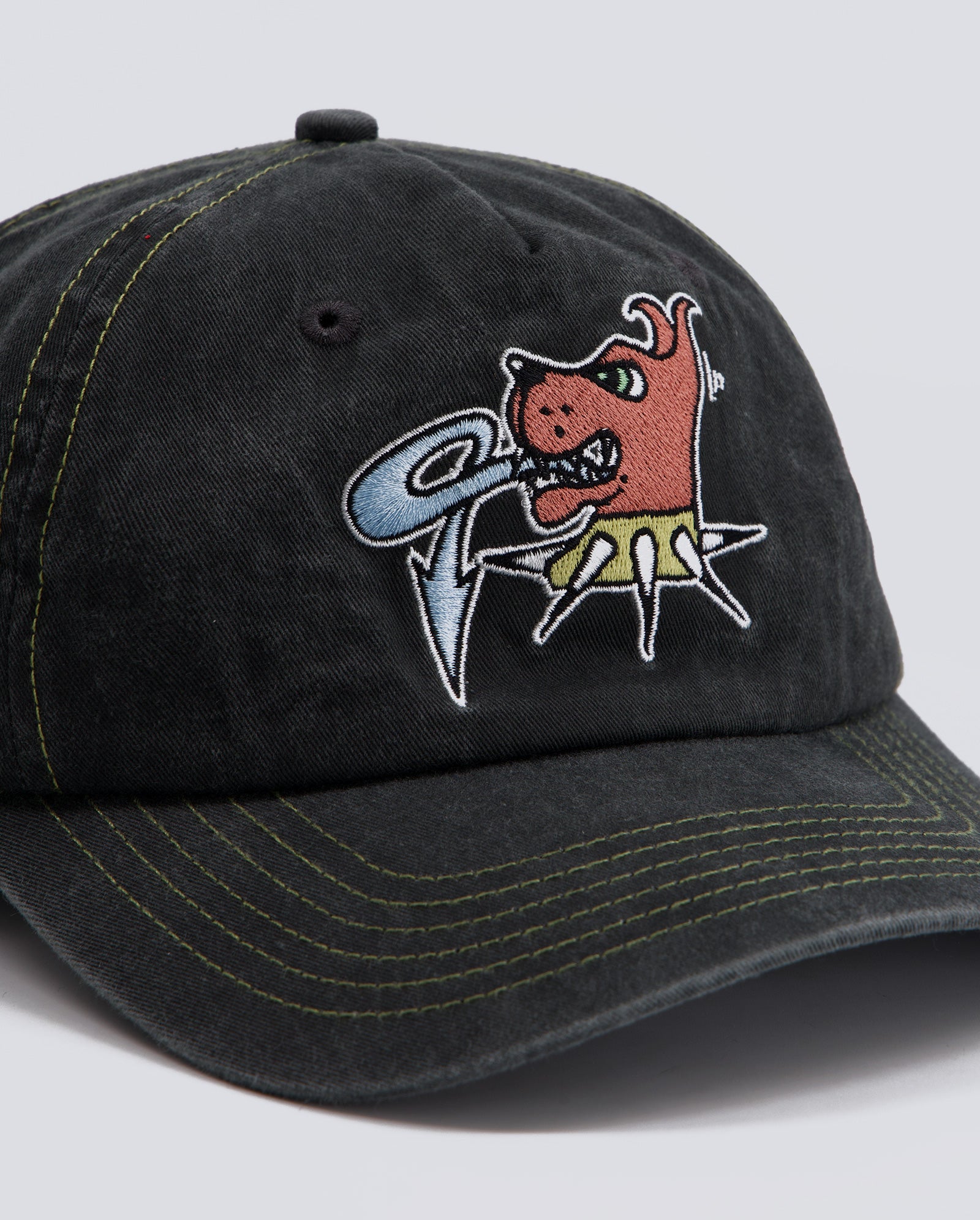 Gorra Butter Goods Canine 5 Panel Negro Unisex