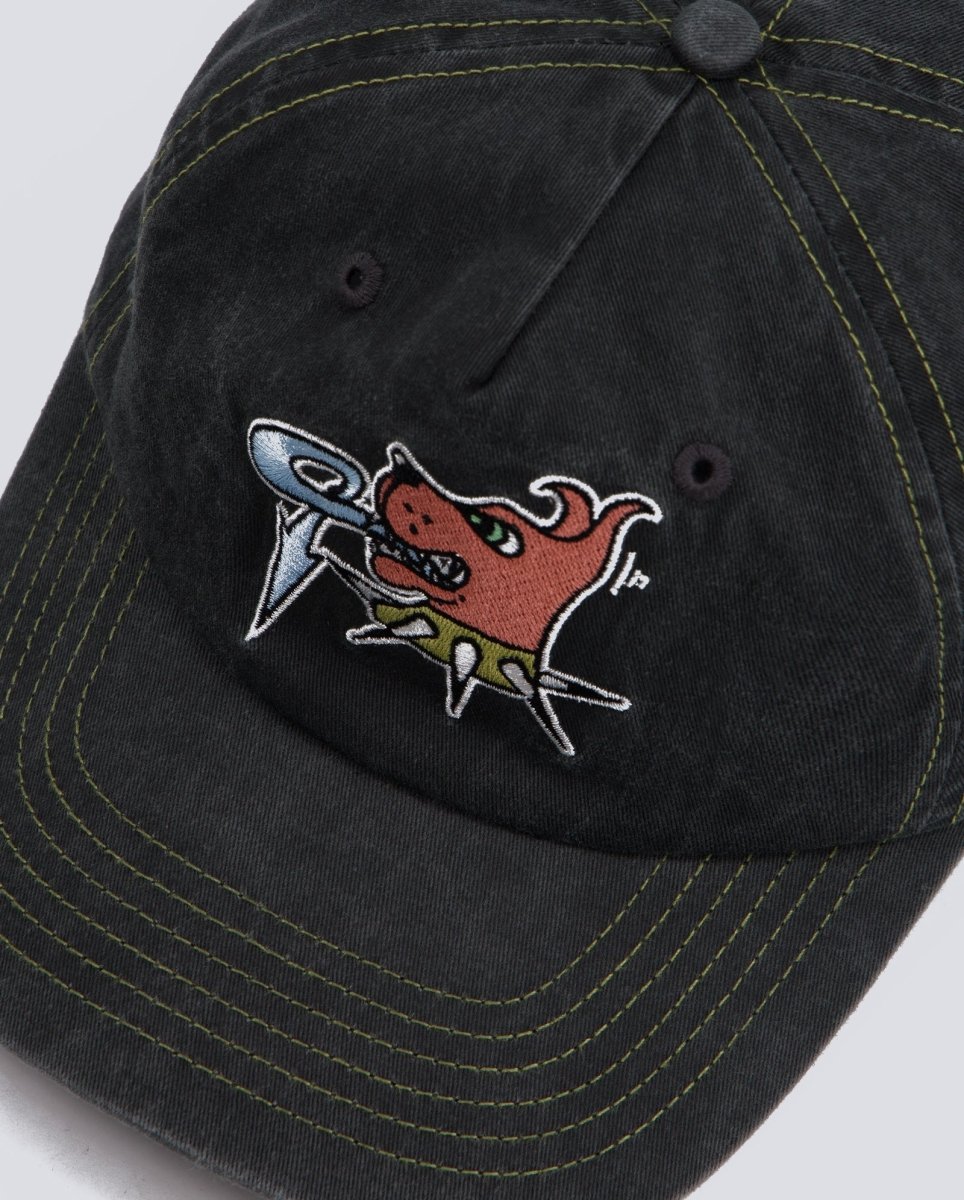 Gorra Butter Goods Canine 5 Panel Negro Unisex