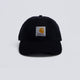 Gorra Carhartt WIP Canvas Cap Cozy Negro Unisex