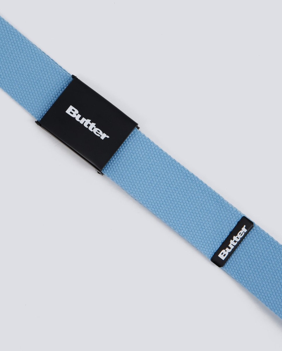 Cinturón Butter Goods Logo Woven Azul Unisex