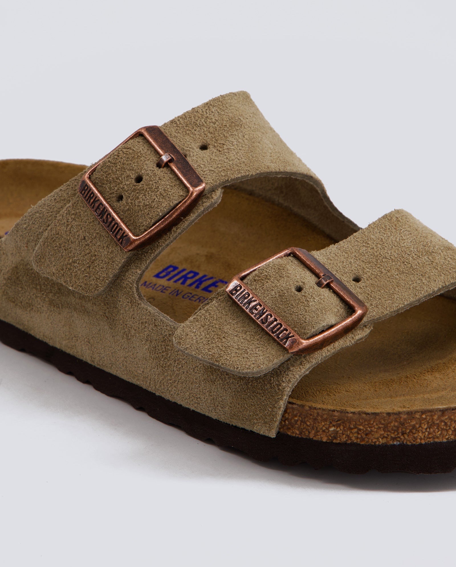 Birkenstock Arizona Suede Taupe Mujer