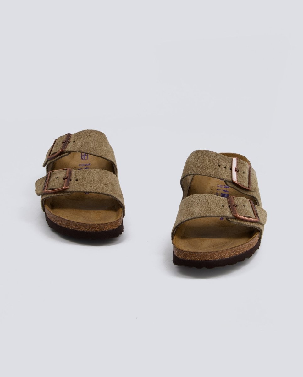 Birkenstock Arizona Suede Taupe Mujer