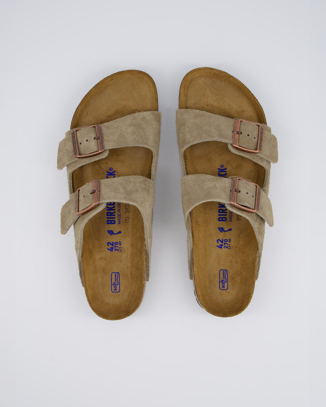 Birkenstock Arizona Suede Taupe Mujer