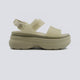 Crocs Soho Frosted Y Strap Beige Mujer