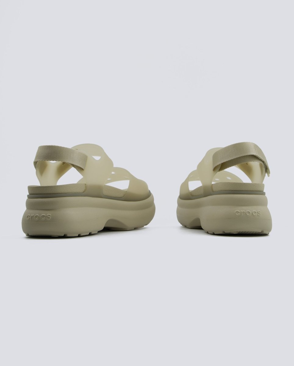 Crocs Soho Frosted Y Strap Beige Mujer