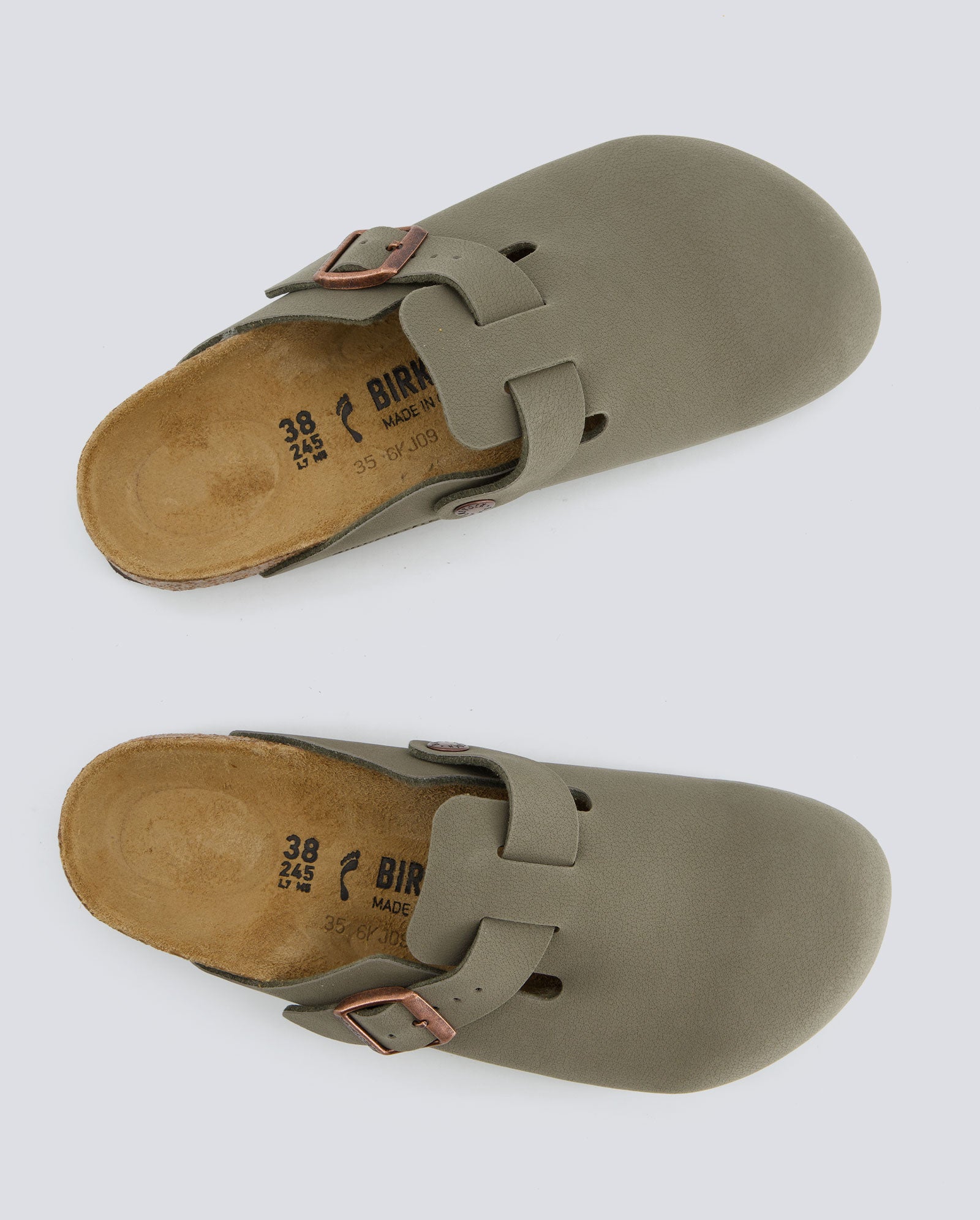 Birkenstock Boston BFBC Gris Mujer