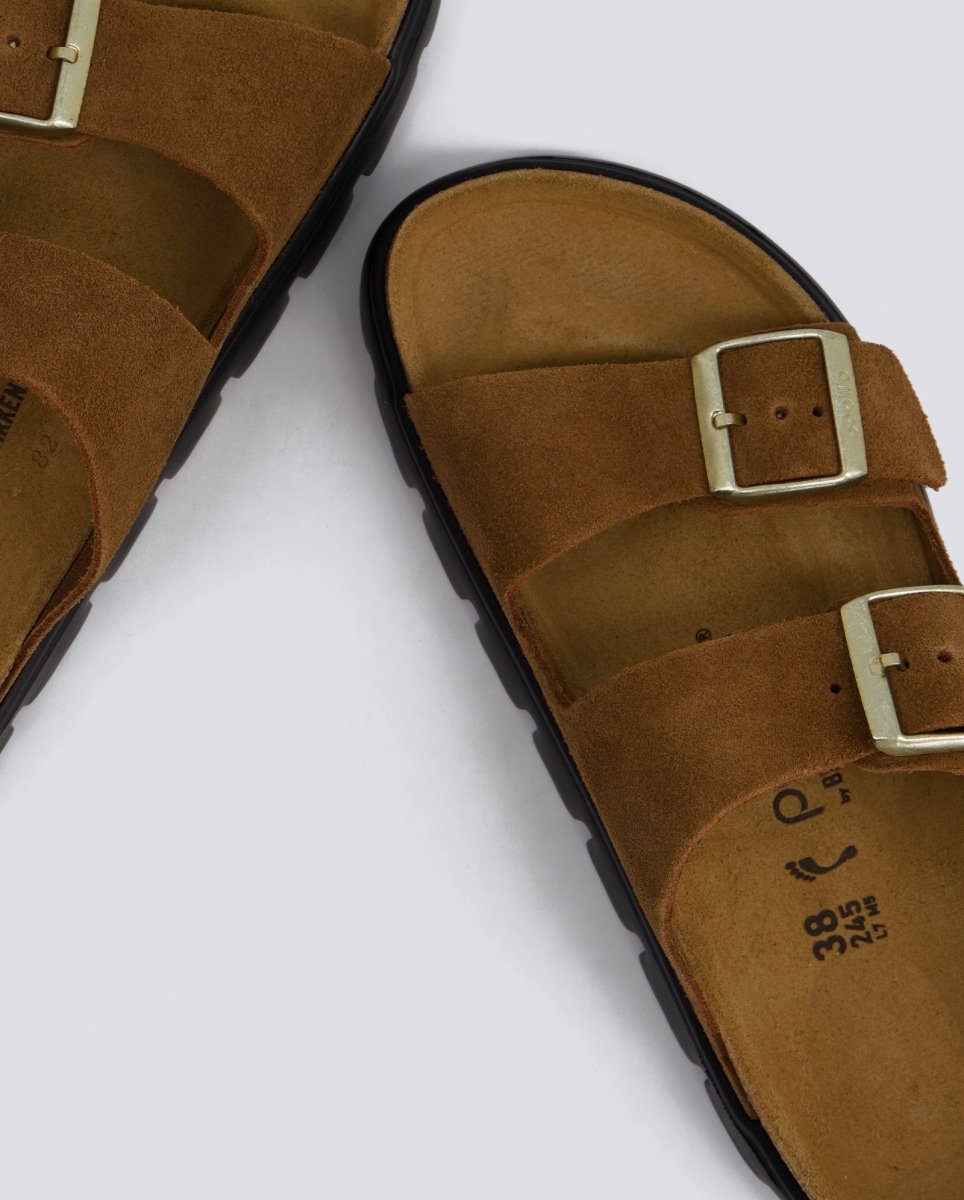 Birkenstock Arizona Chunky Suede Marrón Mujer