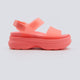Crocs Soho Frosted Y Strap Rosa Mujer