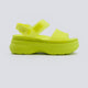 Crocs Soho Frosted Y Strap Amarillo Mujer