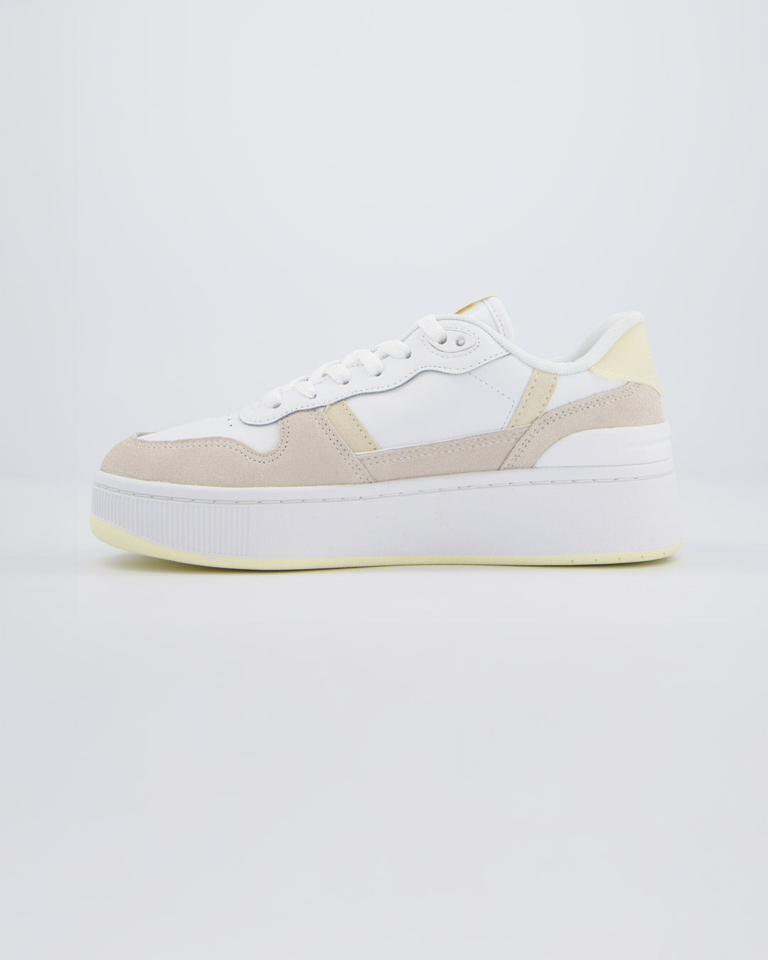 Lacoste T-Clip Plataforma Beige Mujer