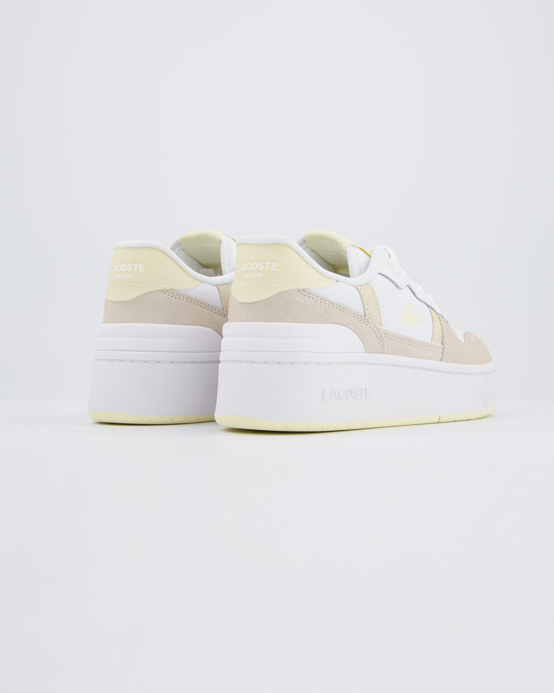 Lacoste T-Clip Plataforma Beige Mujer