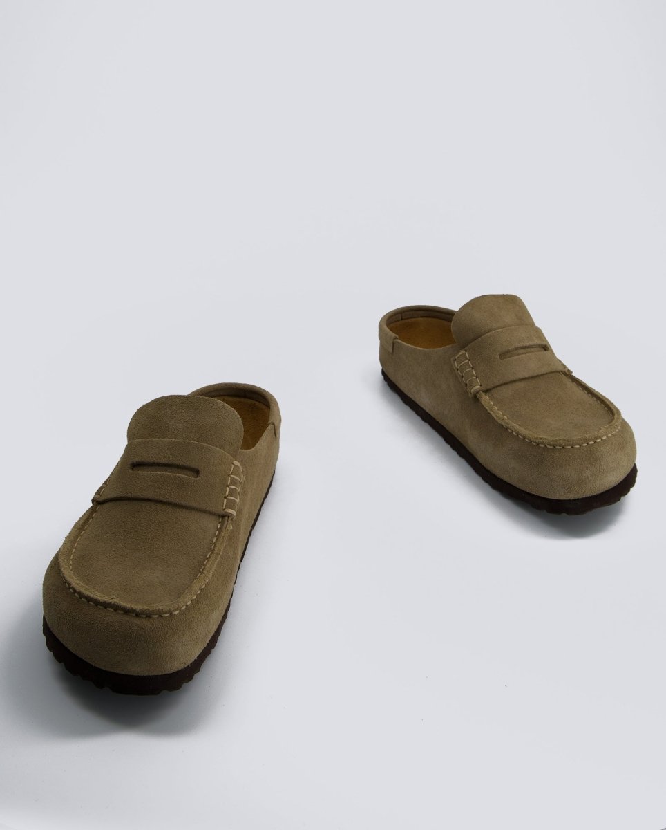 Birkenstock Naples Wrapped Leve Beige Mujer