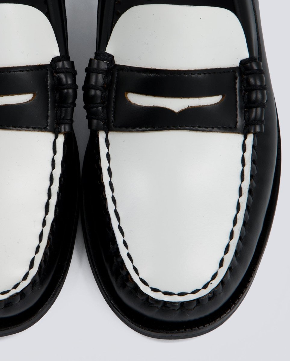 Sebago Dan Negro y Blanco Mujer