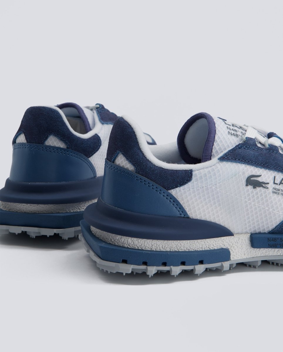 Lacoste Elite Active Blanco y Azul Hombre