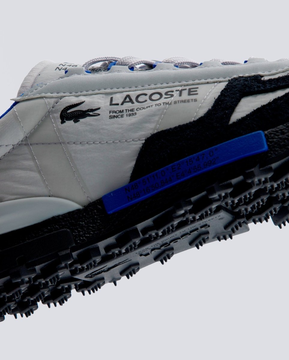 Lacoste Elite Active Gris y Azul Hombre