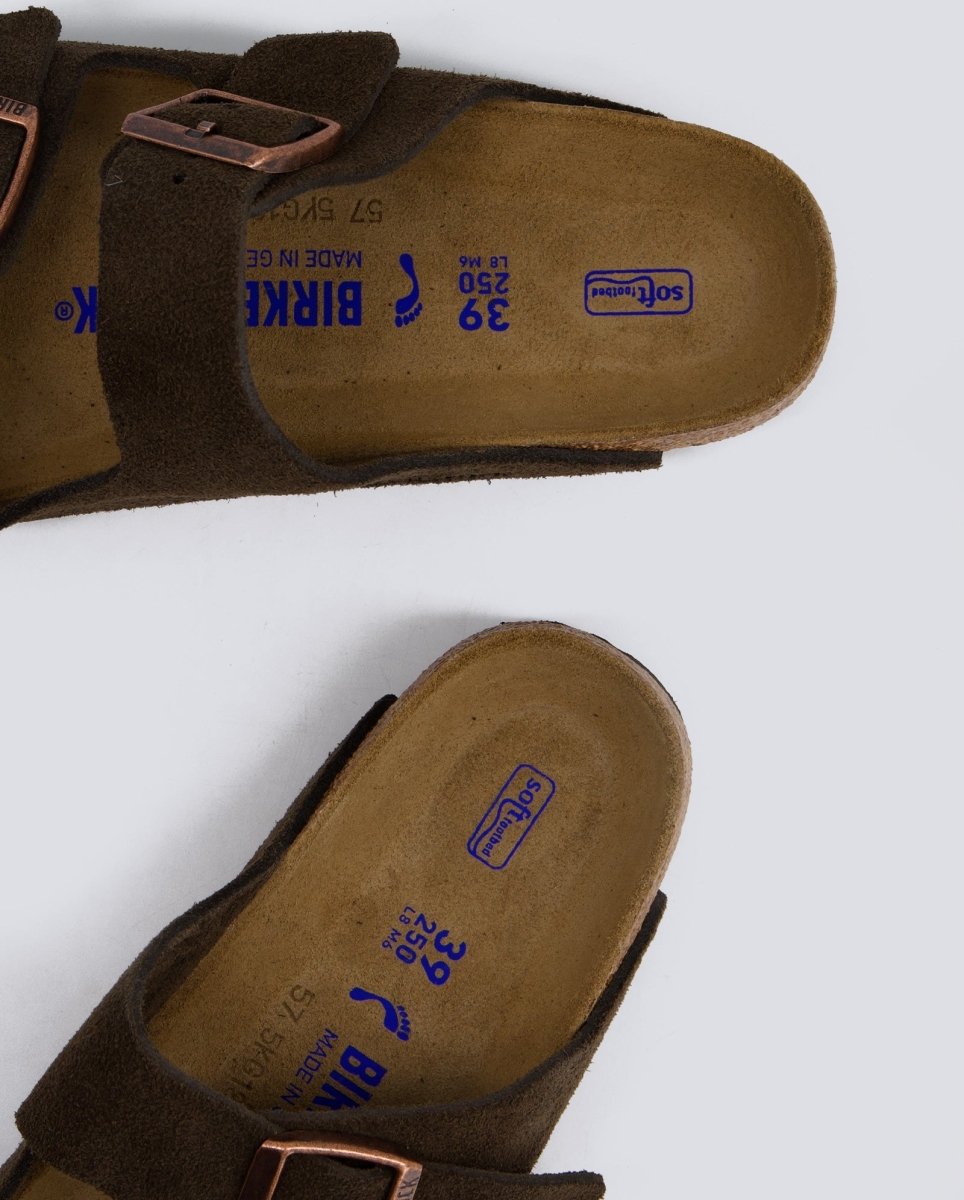 Birkenstock Arizona Sfb Leve Marrón Oscuro Hombre
