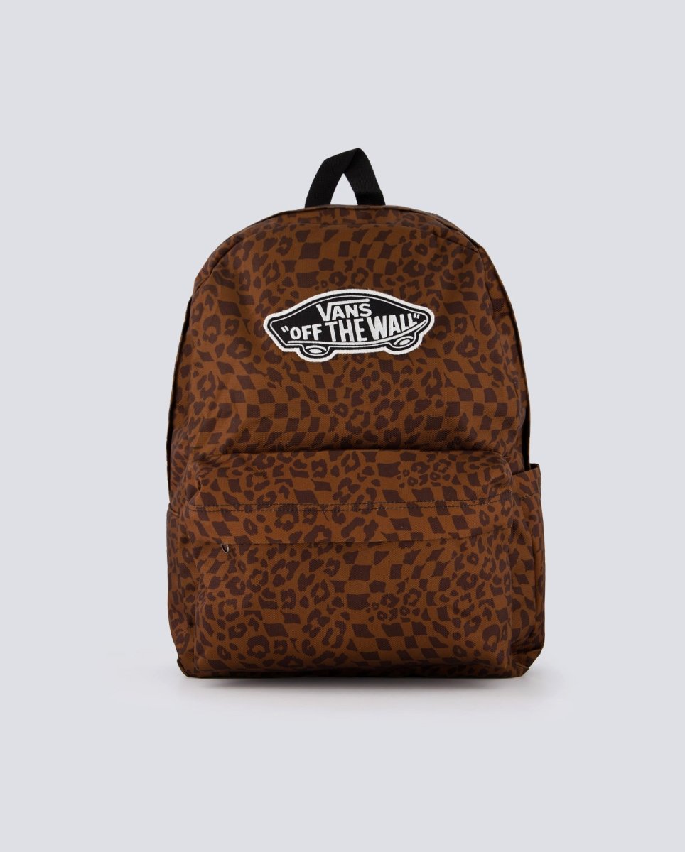 Mochila Vans Old Skool Leopardo Marrón Unisex