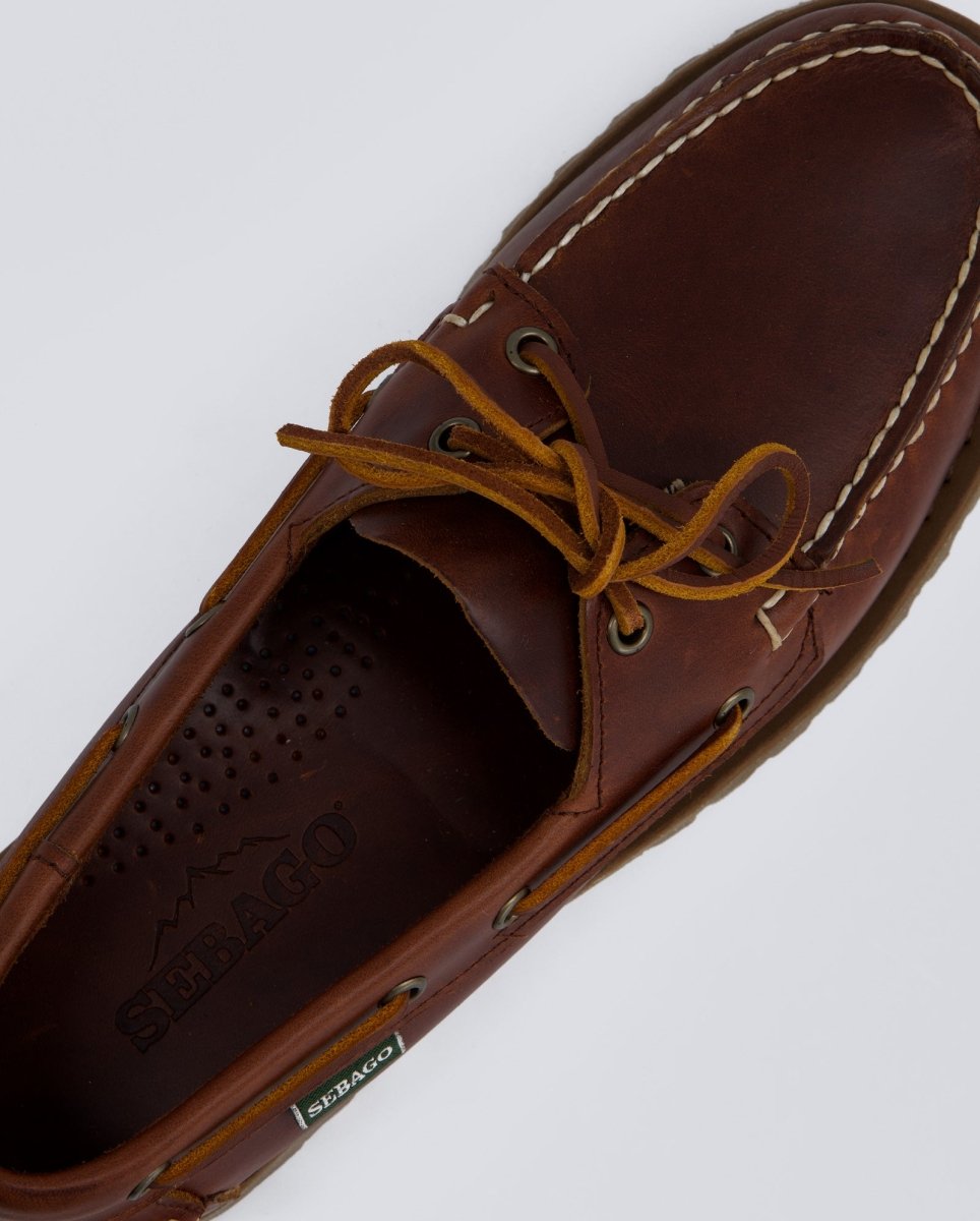 Sebago Ranger Waxy Loafers Marrón Hombre