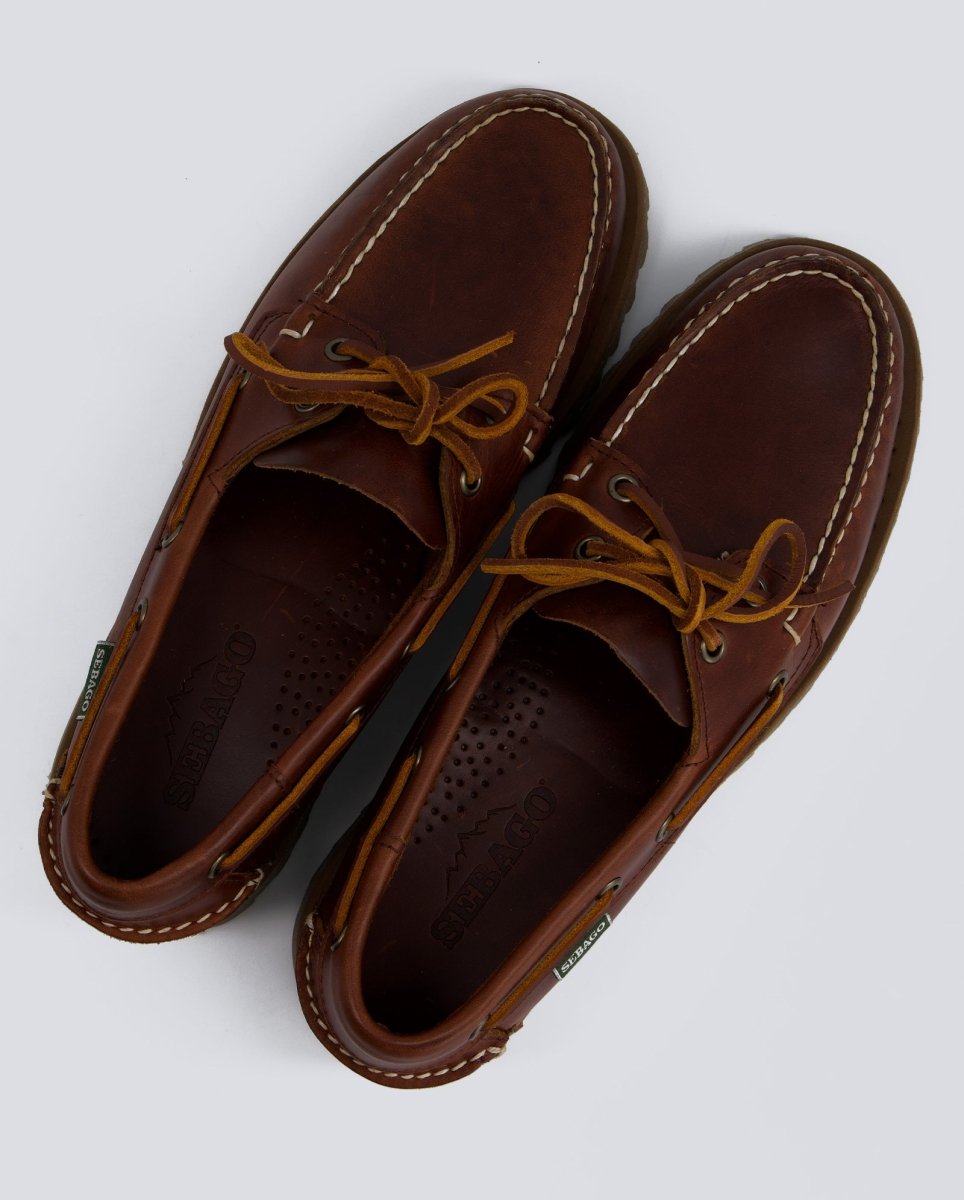 Sebago Ranger Waxy Loafers Marrón Hombre