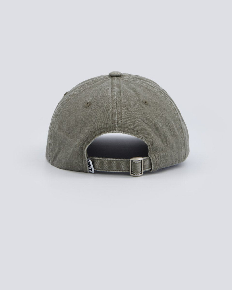 Gorra Obey Pigment Bold 6 Panel Strapback Verde Unisex
