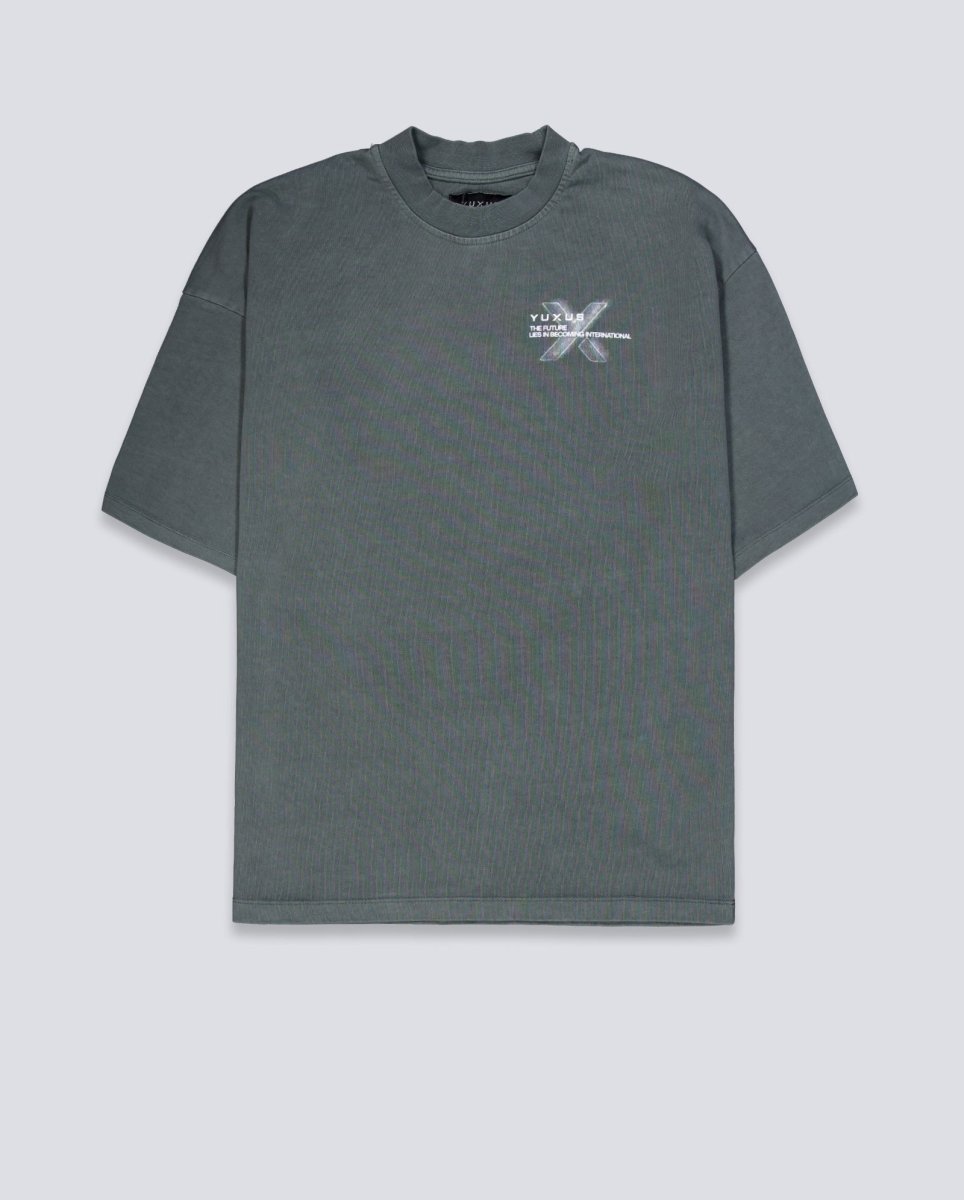 Camiseta Yuxus Bay Patterns Gris Unisex