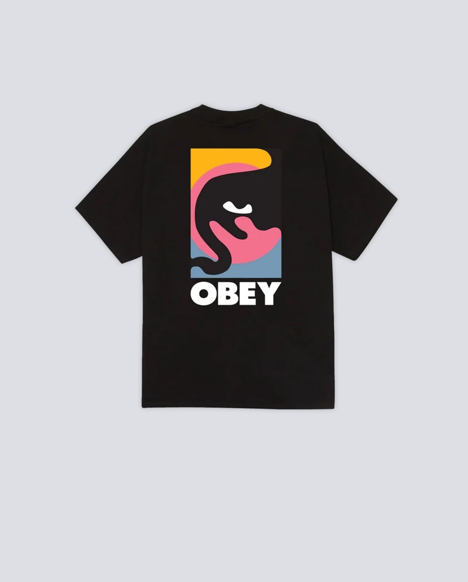 Camiseta Obey Quarter Icon Negro Hombre