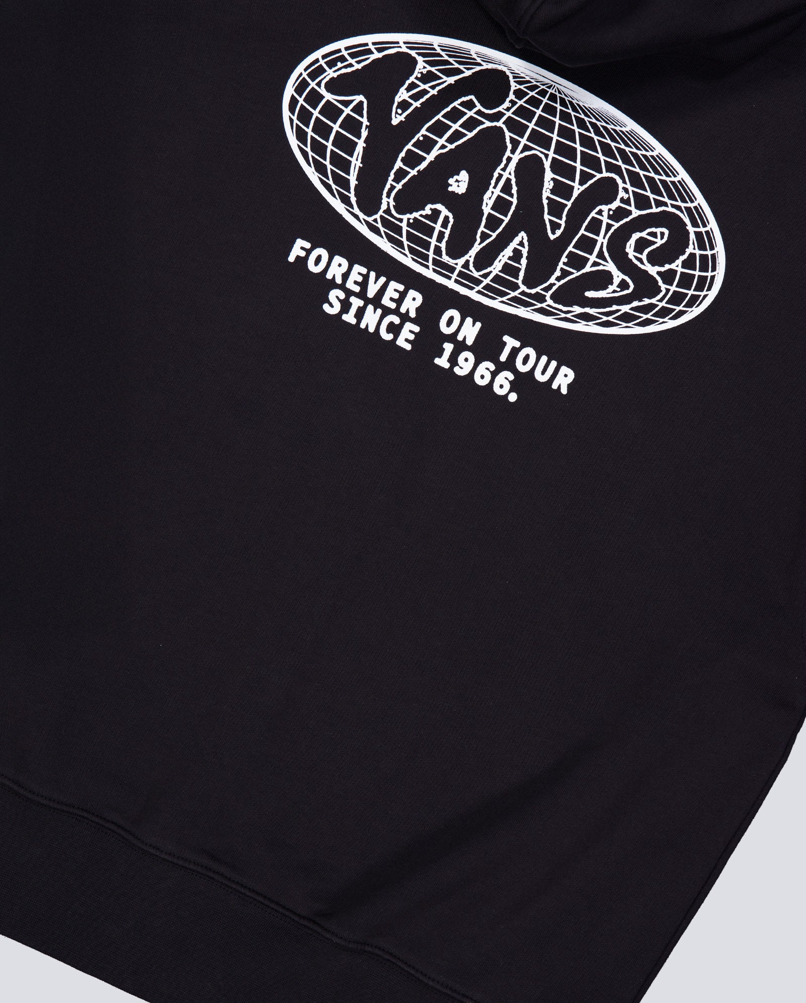 Sudadera con Capucha Vans World Tour Loose Negro Unisex