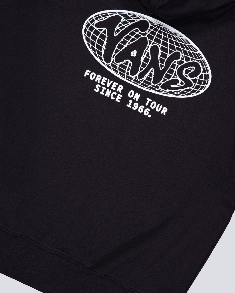Sudadera con Capucha Vans World Tour Loose Negro Unisex
