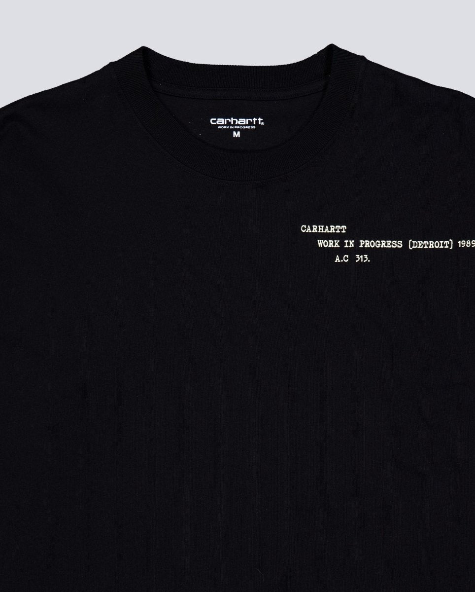 Camiseta Carhartt WIP Punched Negra Unisex