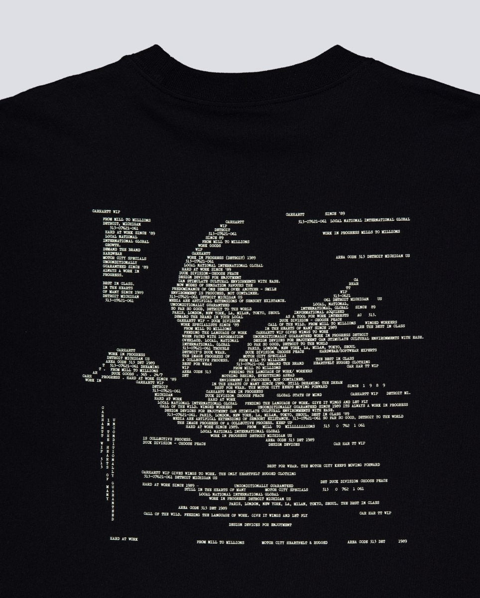 Camiseta Carhartt WIP Punched Negra Unisex