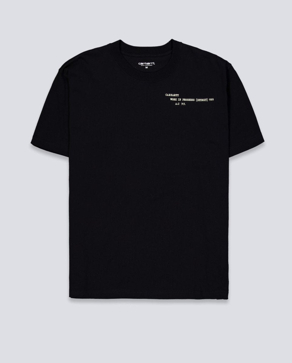 Camiseta Carhartt WIP Punched Negra Unisex