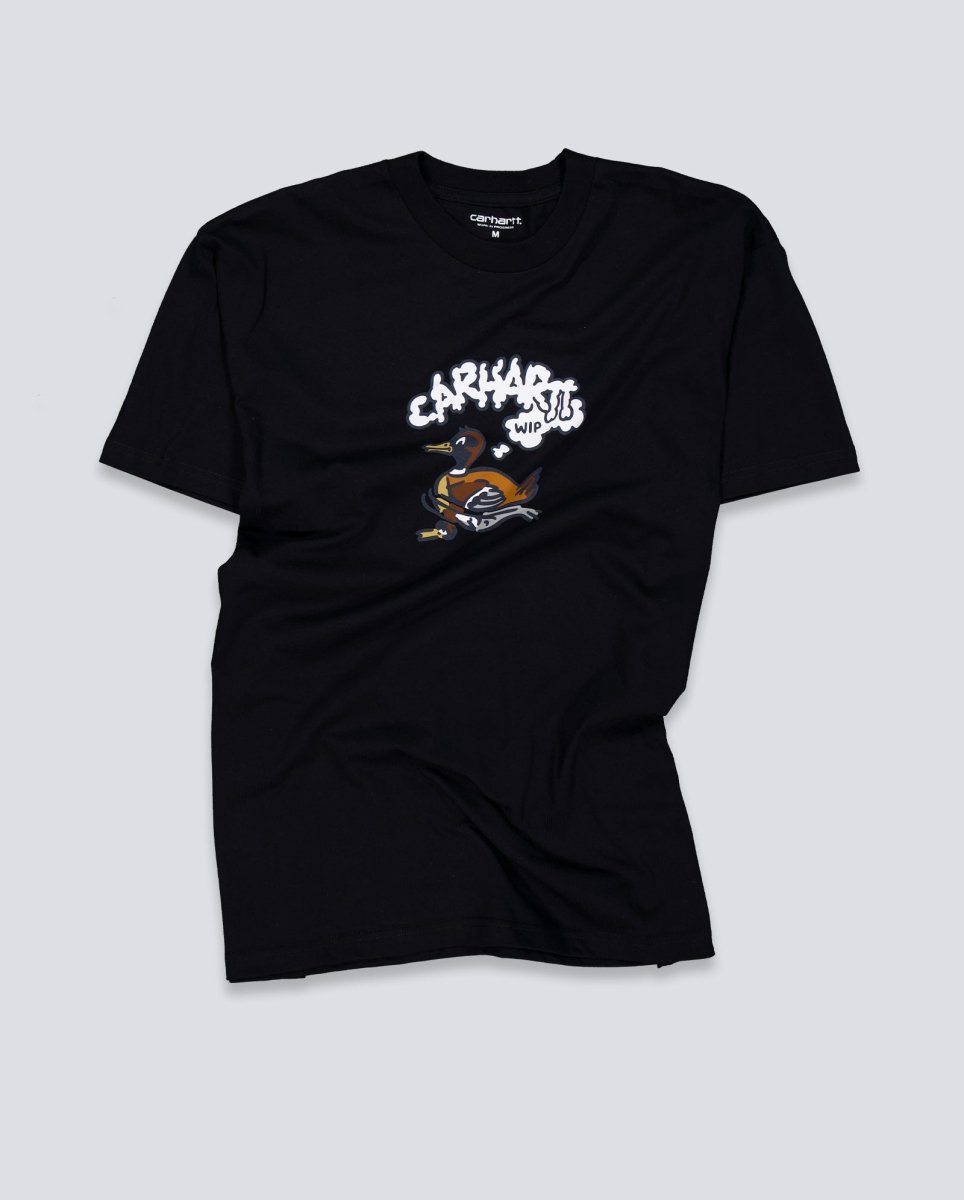 Camiseta Carhartt WIP S/S Duck Duck Negra Unisex