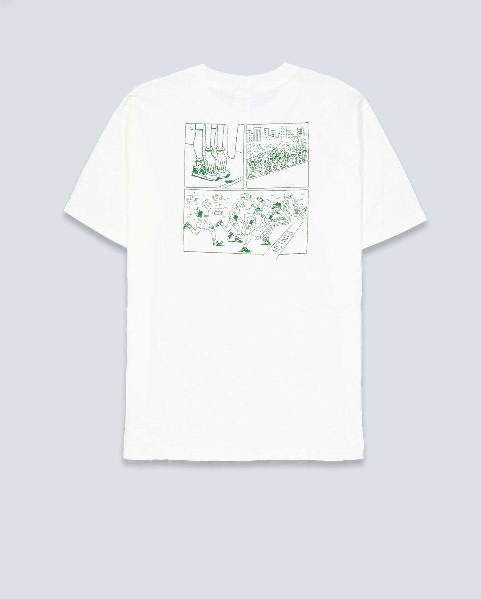 Camiseta New Balance Runners Arent Normal Blanco Unisex