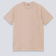 Camiseta Carhartt WIP Chase Beige Hombre cambiar foto