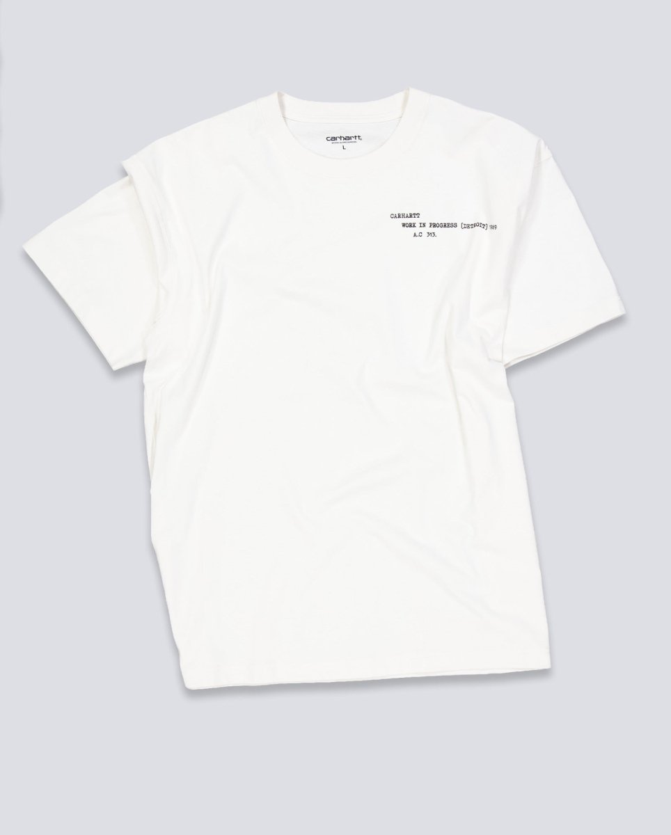 Camiseta Carhartt WIP Punched Blanco Unisex