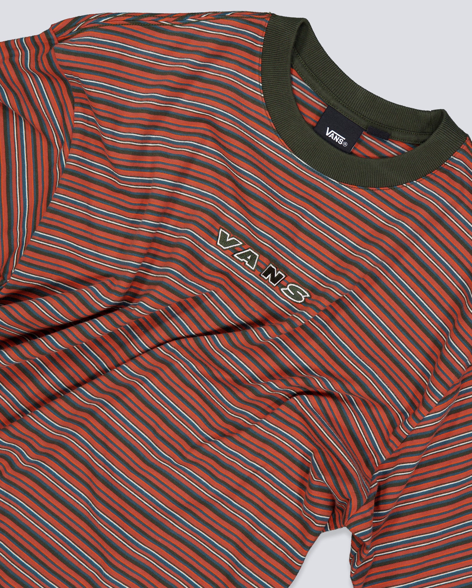 Camiseta Vans Cameron Stripe Knit Rojo Hombre
