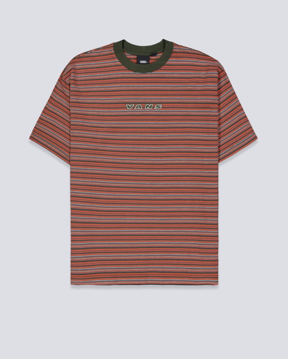 Camiseta Vans Cameron Stripe Knit Rojo Hombre