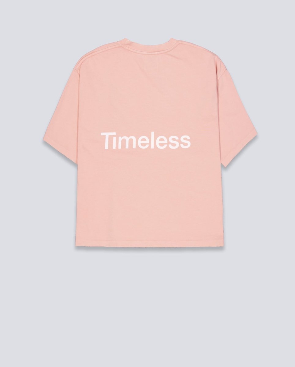 Camiseta We Are Not Friends Timeless Boxy Rosa Unisex