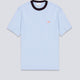 Camiseta Lacoste Cuello Contraste Azul Unisex