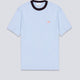 Camiseta Lacoste Cuello Contraste Azul Unisex