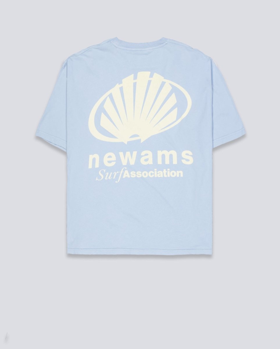 Camiseta New Amsterdam Surf Association Corporate Logo Azul Unisex