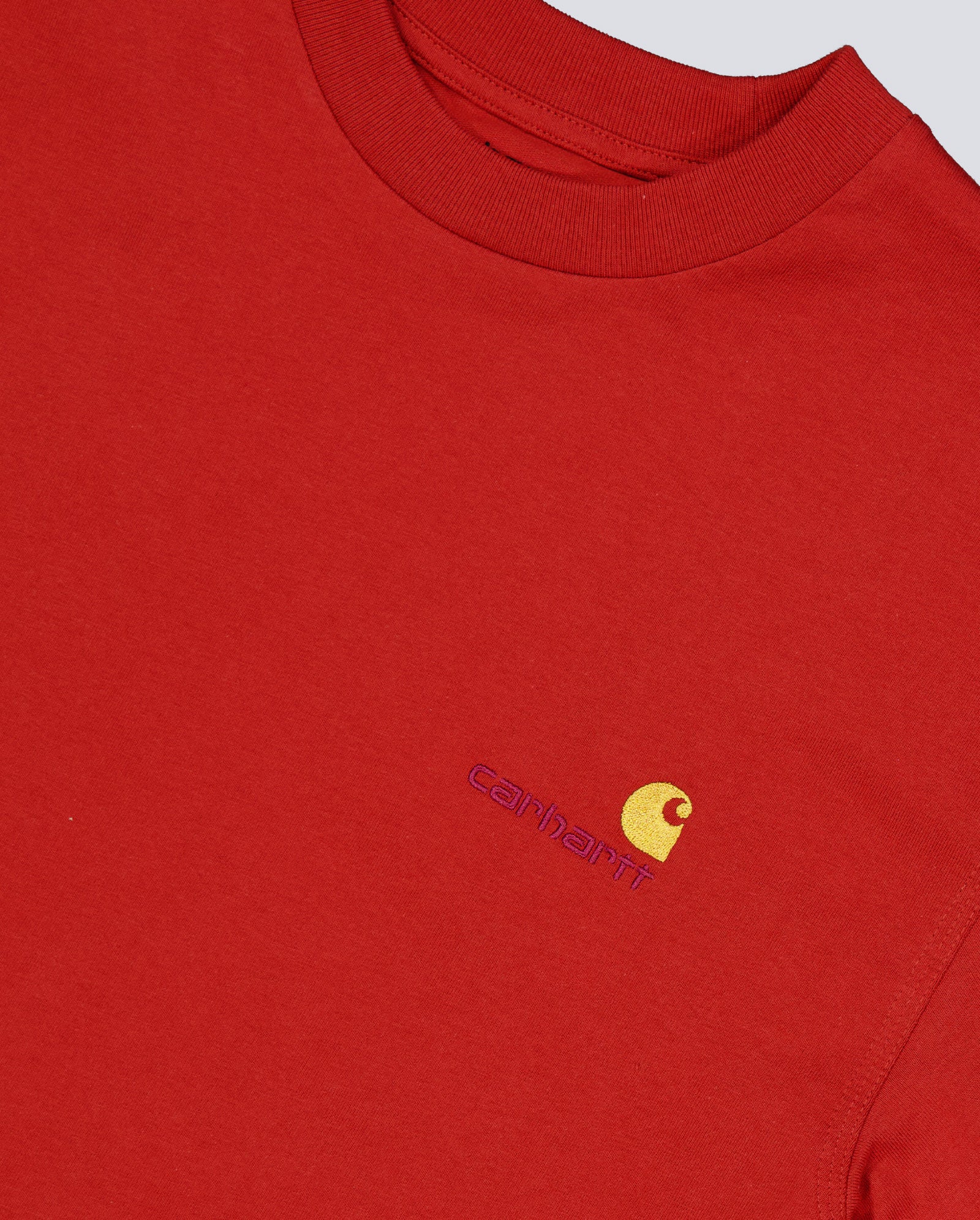 Camiseta Carhartt WIP American Scripts Rojo Unisex