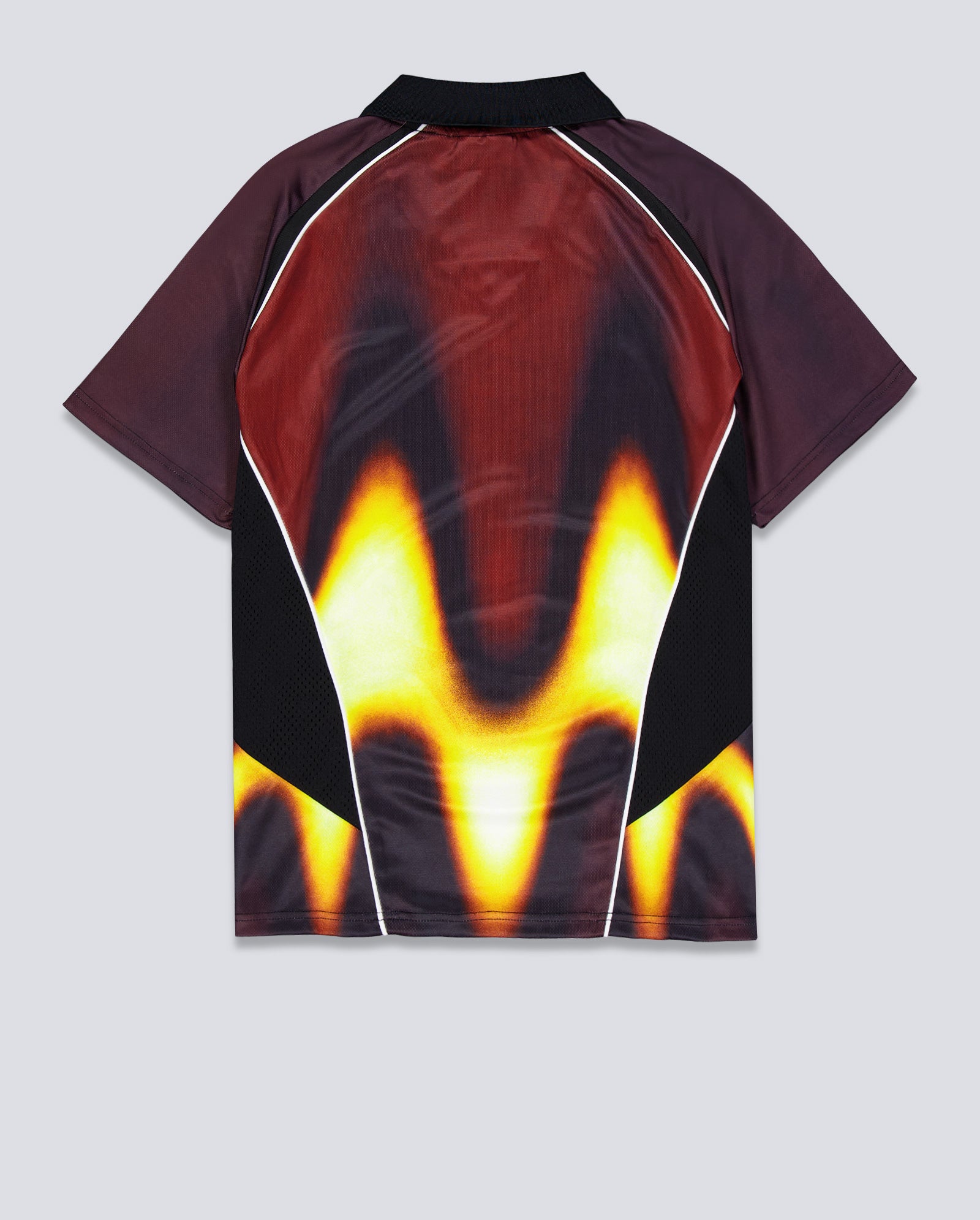 Camiseta Obey Blurred Soccer Jersey Rojo Unisex