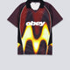 Camiseta Obey Blurred Soccer Jersey Rojo Unisex
